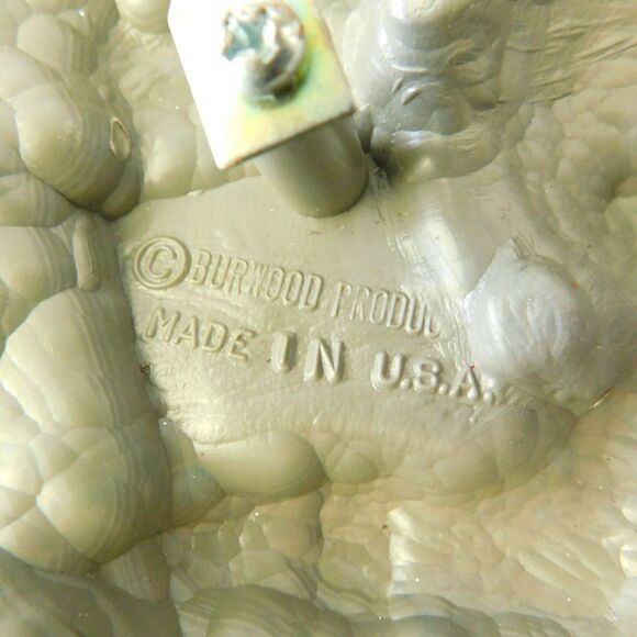 Christmas Wall Hangings Set of 2, Vintage Burwood Santa Claus Teddy Bears 1993 - Picture 6 of 14